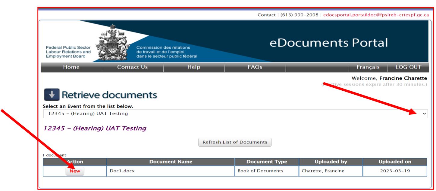 Select the document(s) to retrieve